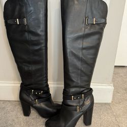 Aldo Black Leather Boot