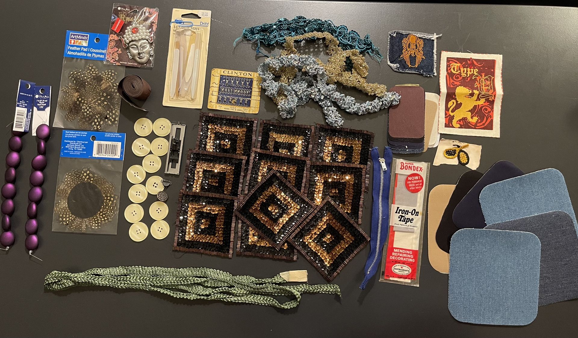 Bundle Of Sewing And Crafts Supplies