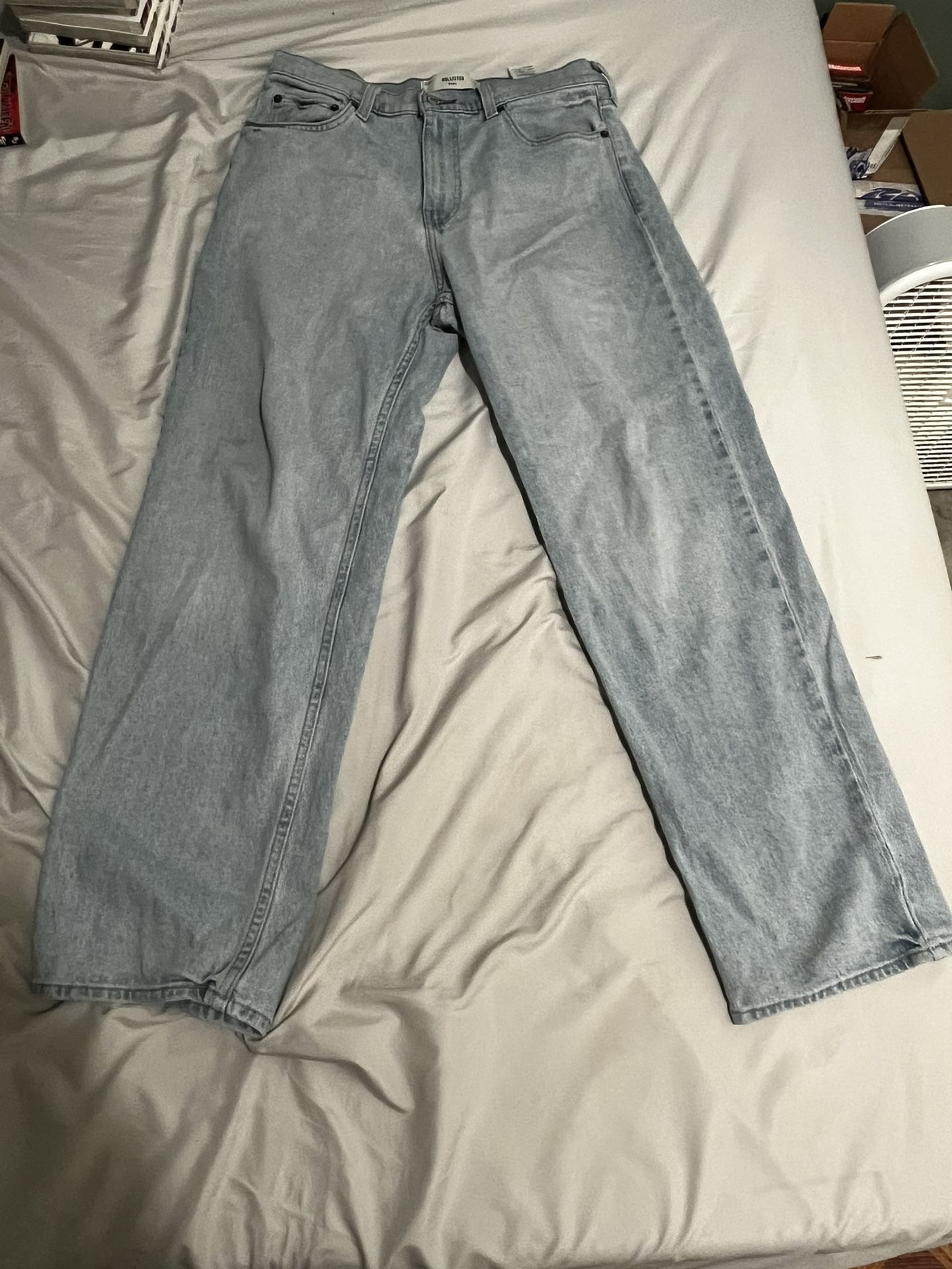 (2 Pairs) 32x32 Hollister Baggy Jeans
