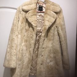 Stunning Womens Long Sleeve Winter Warm Faux Fur Coat 