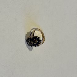 Gold Ring 14K w/Sapphires