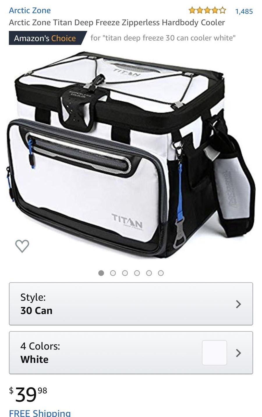 Titans deep freeze 30 can cooler