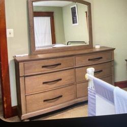 Bureau and mirror for sale
