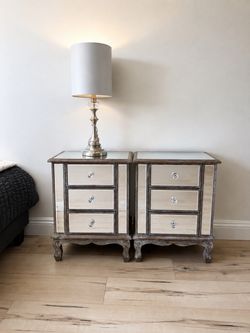 Mirrored Nightstands
