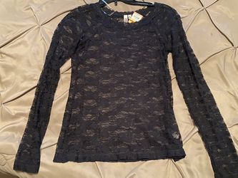 Mudd Brand Sheer Long Sleeve