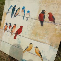 Beautiful Bird Art Frame Large$25