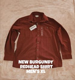 BRAND NEW, REDHEAD SHIRT, MEN'S XL