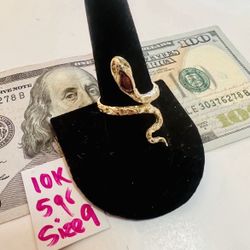 10K Solid Gold Ring For Wedding 5Gr Size 9