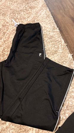 Fila Sport Black Track Pants man’s  size medium