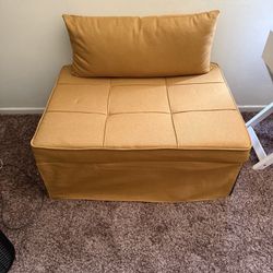 Ottoman, Chair, Bed Converts 