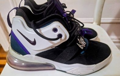 Nike Air Force 270 Black & Green Sneakers - Size 8.5 - Only $50!