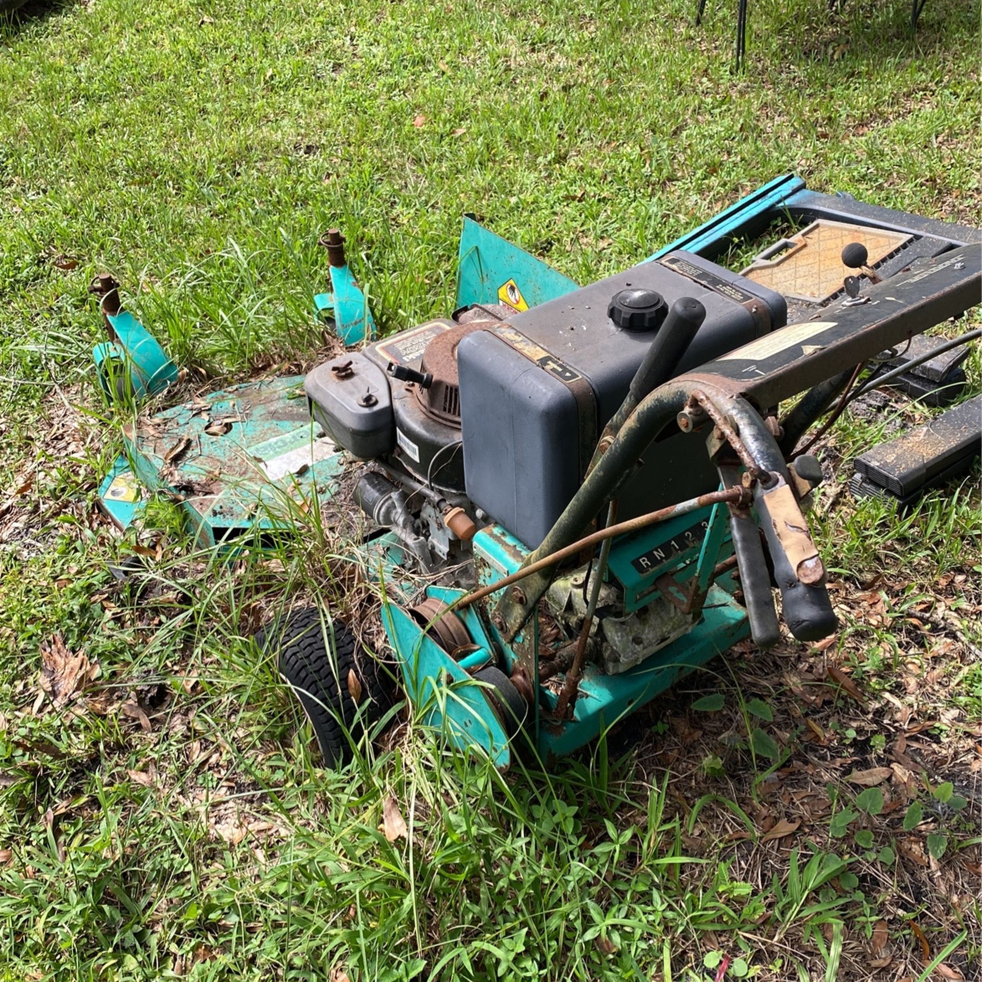 $200 Lesco 32 inch walk behind commercial mower with Kawasaki engine.