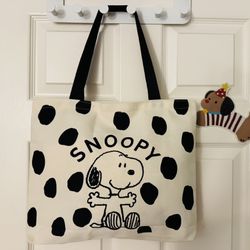 Snoopy Tote, Canvas Tote Bag