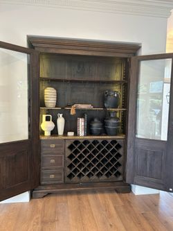 Restoration Hardware Wine Cabinet