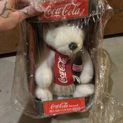 COCA COLA POLAR BEAR COLLECTOR PLUSH 