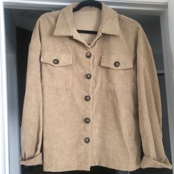 Solid Colored Corduroy Jacket