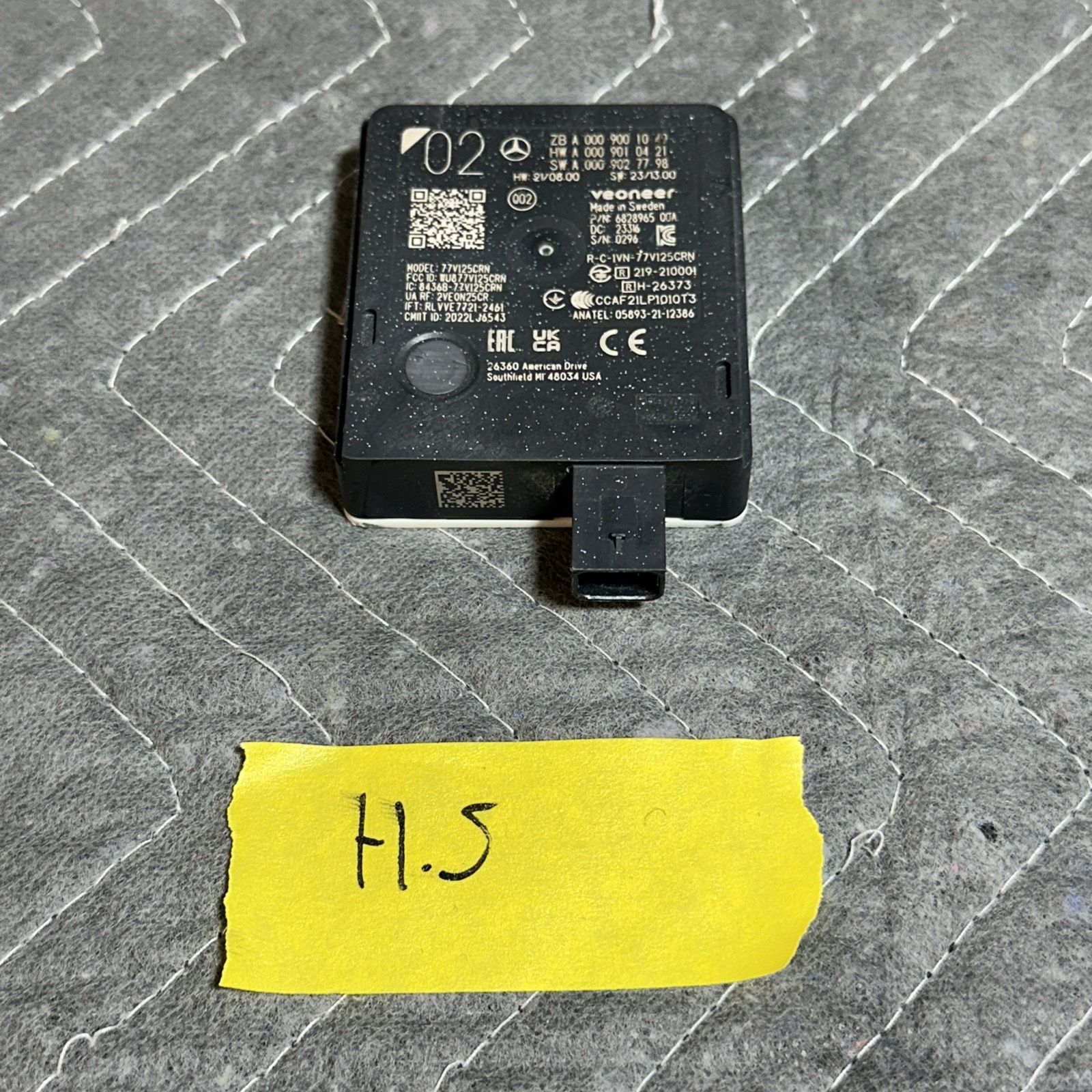 OEM Radar Sensor for Mercedes-Benz A000(contact info removed) A000(contact info removed)