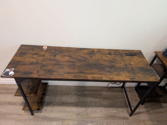 55" Wood Desk