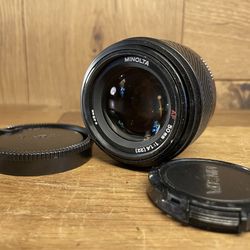 Sony Minolta AF 50mm F1.4 (49mm) for a mount Sony or Minolta SLR DSLR Camera