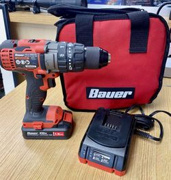 Bauer Hammer Drill Kit 1792C-B1 Hypermax Lithium  20V Lithium-Ion Compact