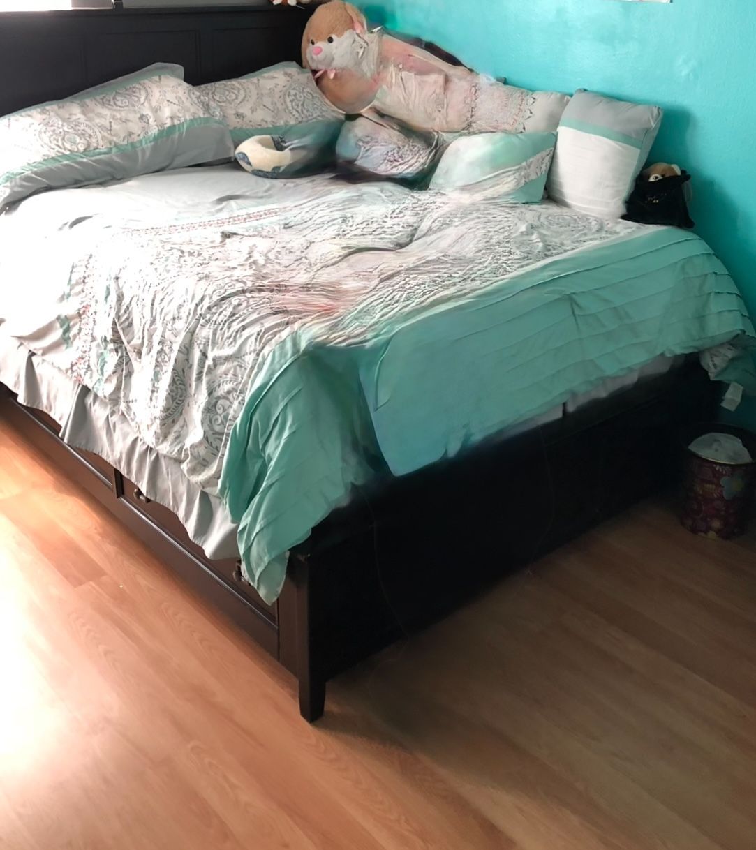 Wood Bed frame Queen size