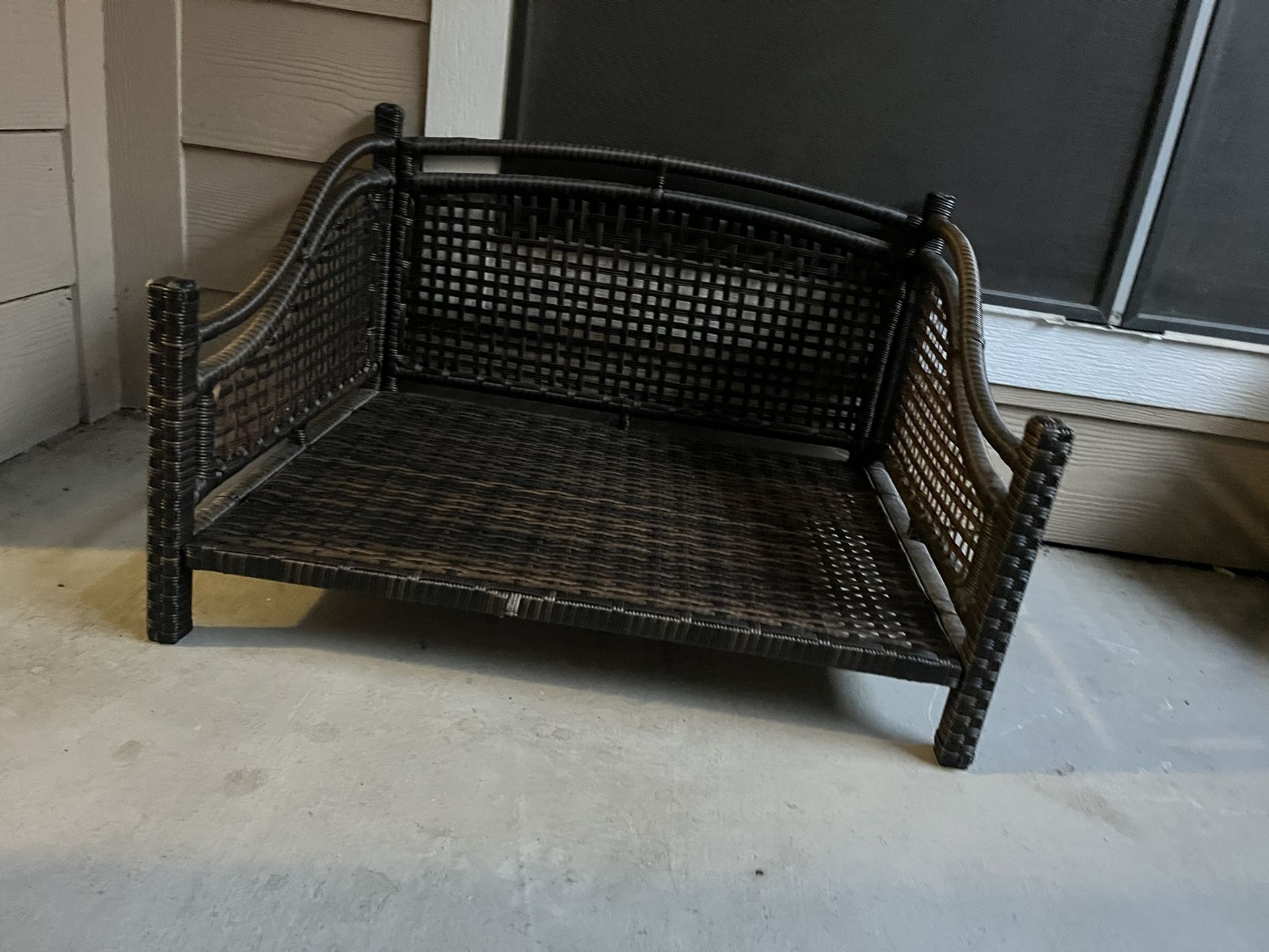 Wicker Dog Bed