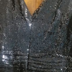 Kate Kasin Sequned Plus Size Dress