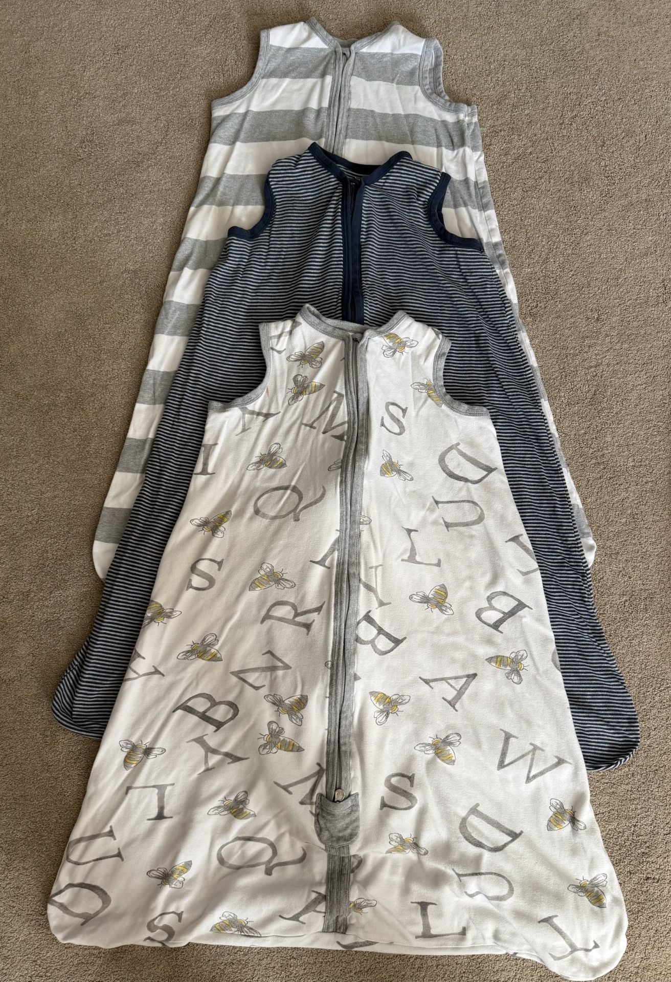 Sleep Sacks - Burts Bees, Tado Muslin, Ecolino 