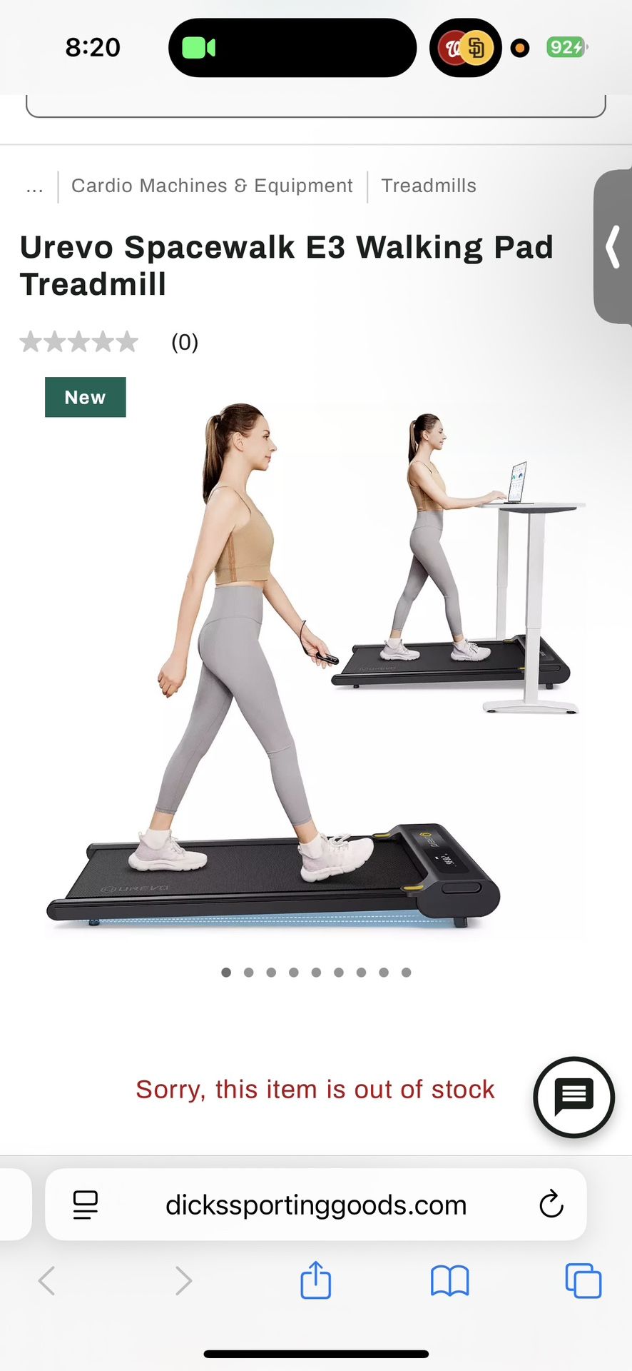 Urevo Spacewalk E3 Walking Pad Treadmill