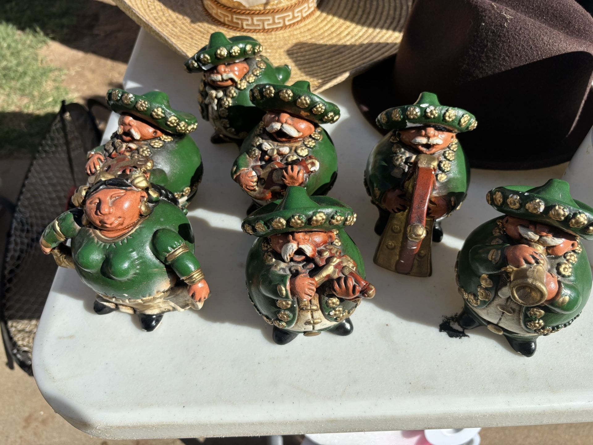 Set Of 6 Mariachi Figures