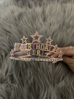 Birthday girl head piece