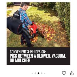 Leaf Blower And Vacuum 