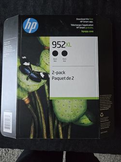 HP 952XL Black Printer Ink 2 Pack