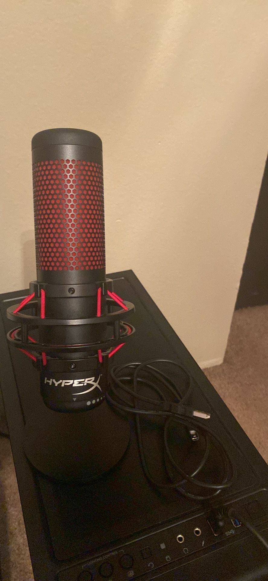 Hyperx Quadcast Rouge Mic
