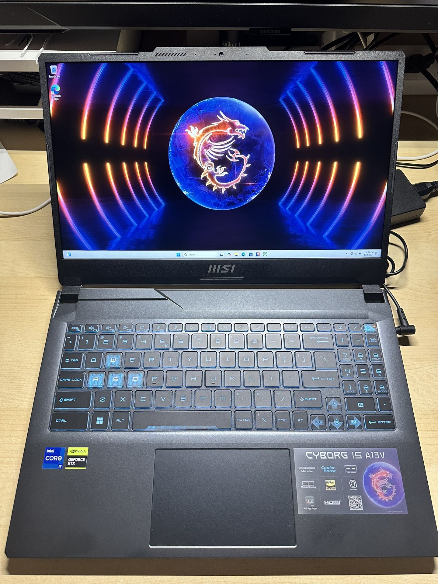 MSI Cyborg 15A13V Gaming Laptop i7-13620H, RTX4050