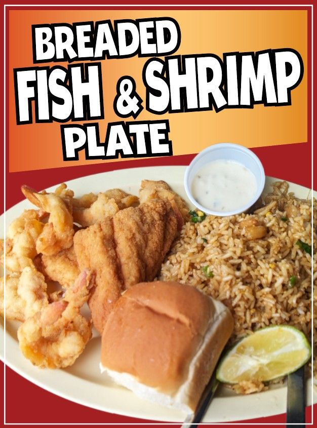 Breaded Fish & Shrimp Decal Window Sticker Truck Concession Vinyl Restaurant