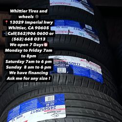 SET OF NEW TIRES 245/45R17 ATLANDER , INCLUDING MOUNTING AND BALANCING. ASK ME FOR ANY SIZE OR BRAND