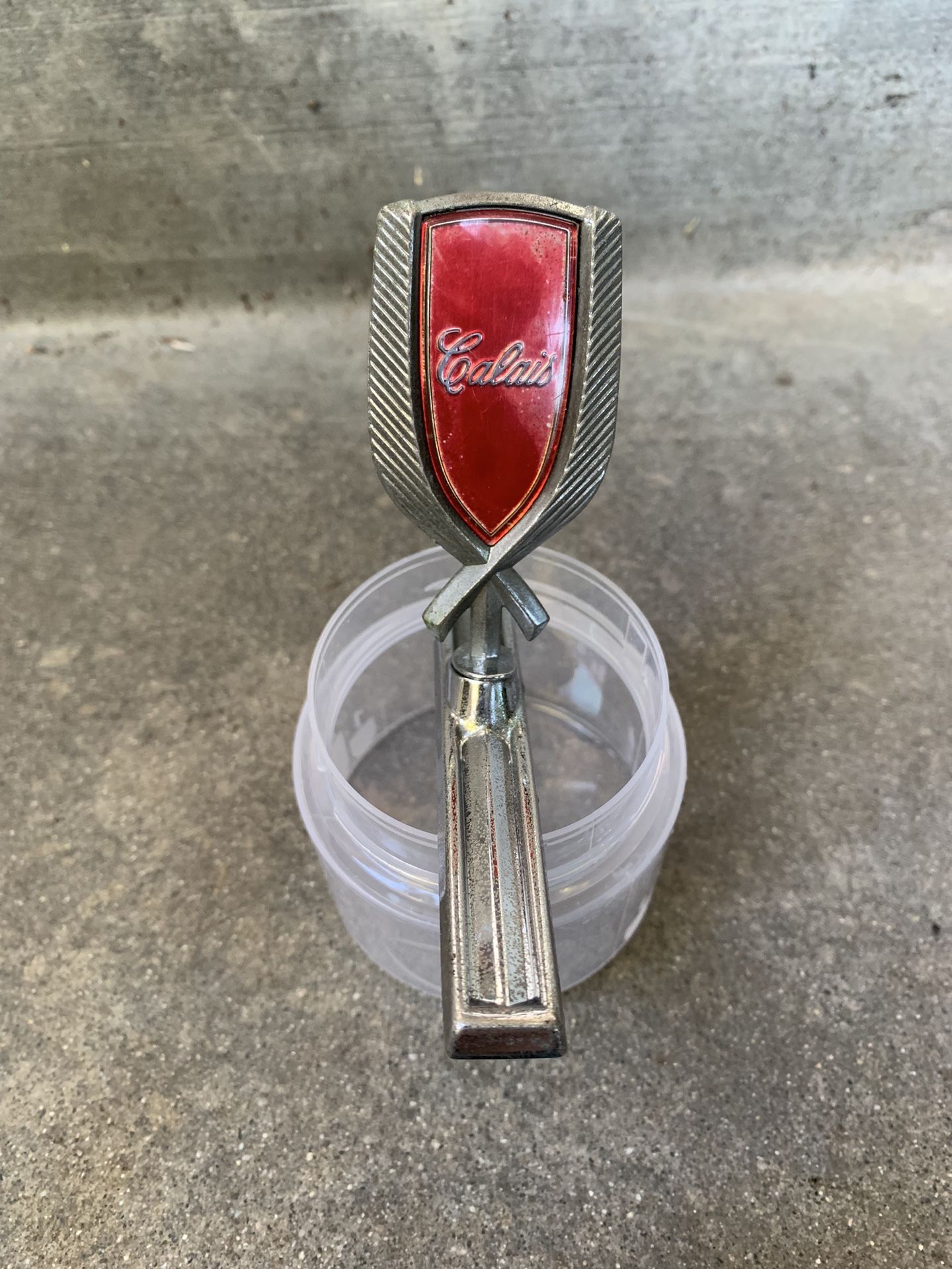 Cutlass Hood Ornament Calais Emblem