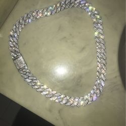 Vvs Moissanite Cuban Link