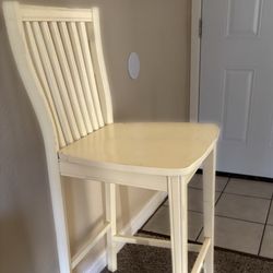 high wooden chair