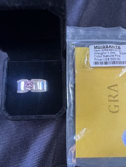 Men’s moissanite ring size 12