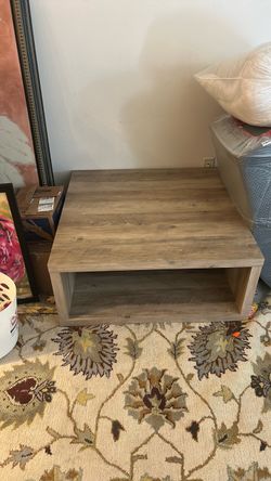 Coffee table with matching side table