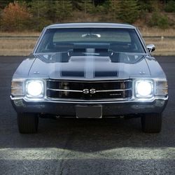 1971 To 1976 Chevy Chevelle Glass LED Headlight