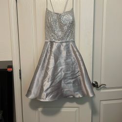 Silver Party Dress
