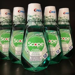 NOW $5.99 (PACK OF 5) CREST MOUTHWASH 