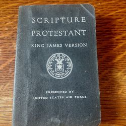 Vintage 1955 United States Air Force Protestant Bible