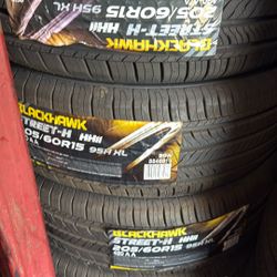 205/60/15 Blackhawk Tires