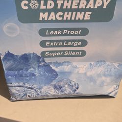 Cold therapy machine