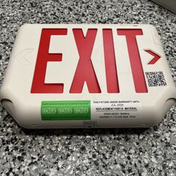 4 Exit Signs Brand New 