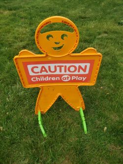 Caution Children at Play Sign